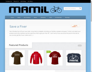Screenshot of Mamilwear.com